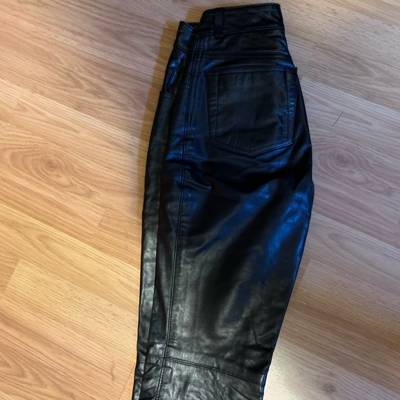 SOLD Vintage Rudsak Leather Bootcut Pants - Picture 3 of 6